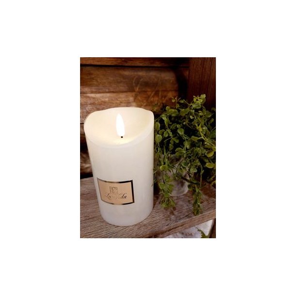 VAKKERT LEDLYS, HVIT,, 7 X 12,5 CM MED TIMER. (FJERNKONTROLL FS KJPT SEPARAT)