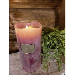 NYDELIG LEDLYS, FUCHSIA, 7,4 X 15 CM