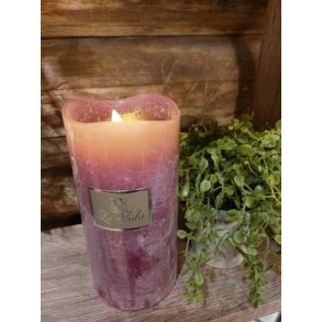 NYDELIG LEDLYS, FUCHSIA, 7,4 X 15 CM