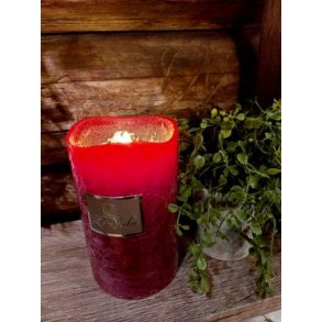 NYDELIG LEDLYS, RD, 7,4 X 12 CM