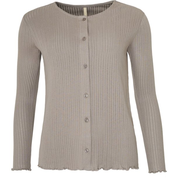 LEKKER CARDIGAN, LYS BEIGE, VISCOSE