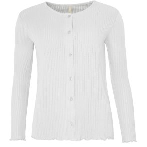 LEKKER CARDIGAN, HVIT, VISCOSE