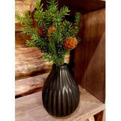 TRENDY VASE SORT, H 11 CM