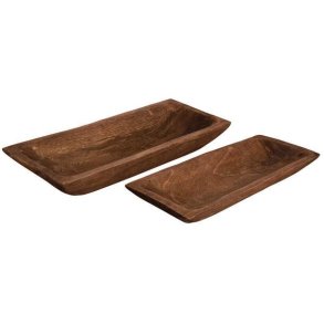 VAKKERT TRE TRAU, BRUN, 50 X 21 CM